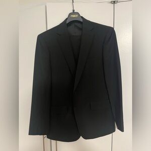 Calvin Klein, Black, Slim Fit, 44r, suit and pants, not yet tailored, worn twice